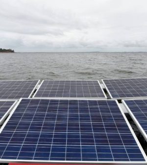 centrale solaire flottante, France, Akuo Energy