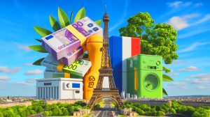 Illustration de changements économiques et fiscaux en France pour le mois de juillet. Image réalisée par IA.