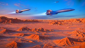 Illustration de la découverte d'un gisement massif de zirconium en Chine, générée par intelligence artificielle.
