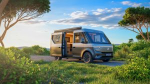 Illustration de l'achat d'un camping-car en respectant un budget bien étudié, générée par intelligence artificielle.