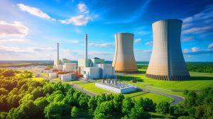 Illustration de la relance du réacteur nucléaire Duane Arnold par NextEra Energy.