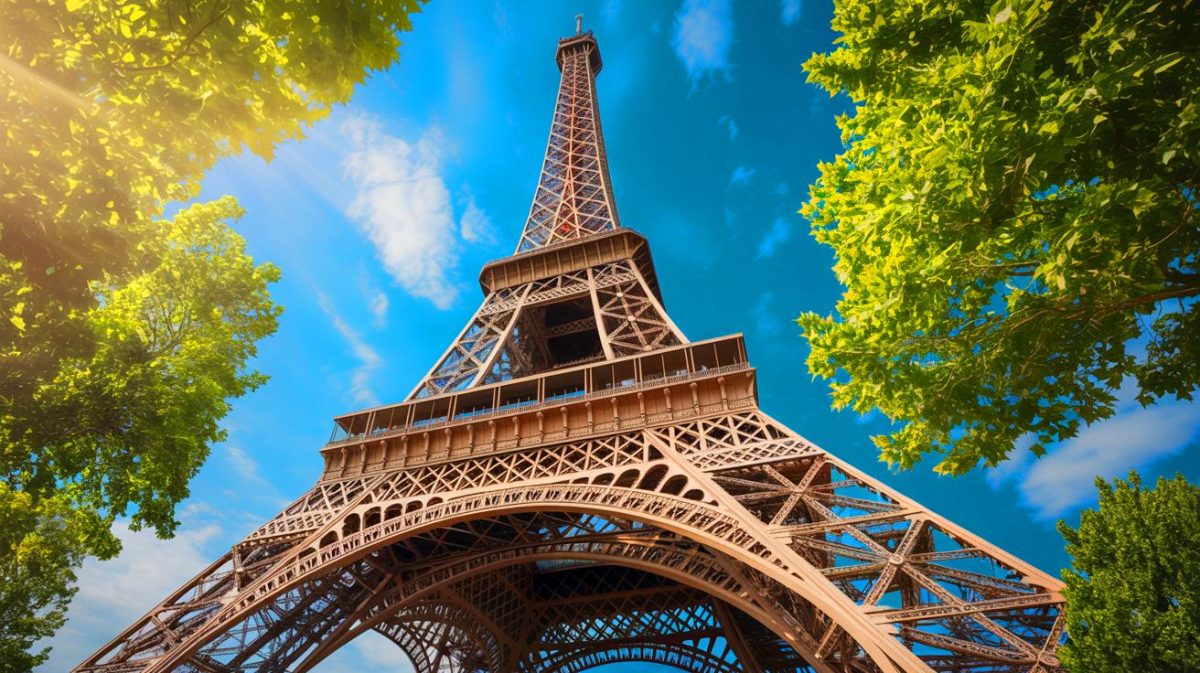 « Elle monte de 15 centimètres, c’est terrifiant » : la croissance choquante de la tour Eiffel en plein été inquiète les Parisiens. Illustration de la tour Eiffel en été, s'élevant légèrement sous l'effet de la dilatation thermique.