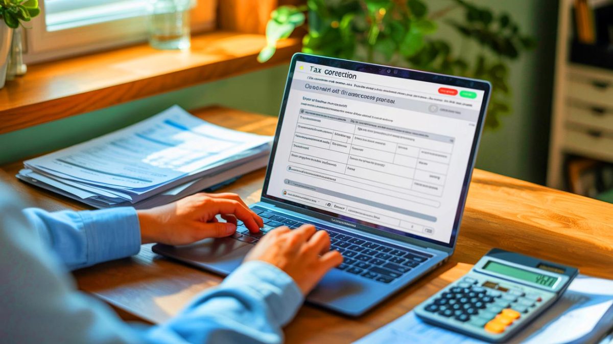 « J’ai cliqué trop tard, ça me coûte 200 € » : la correction en ligne 2025 déclenche l’angoisse des contribuables face aux intérêts de retard Illustration de la correction en ligne des déclarations de revenus 2025.