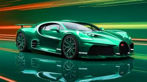 Illustration de la Bugatti Brouillard, une hypercar unique en son genre inspirée par le cheval préféré du fondateur.
