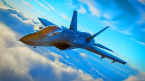 Illustration de l'innovation technologique du chasseur F/A-XX pour la US Navy.