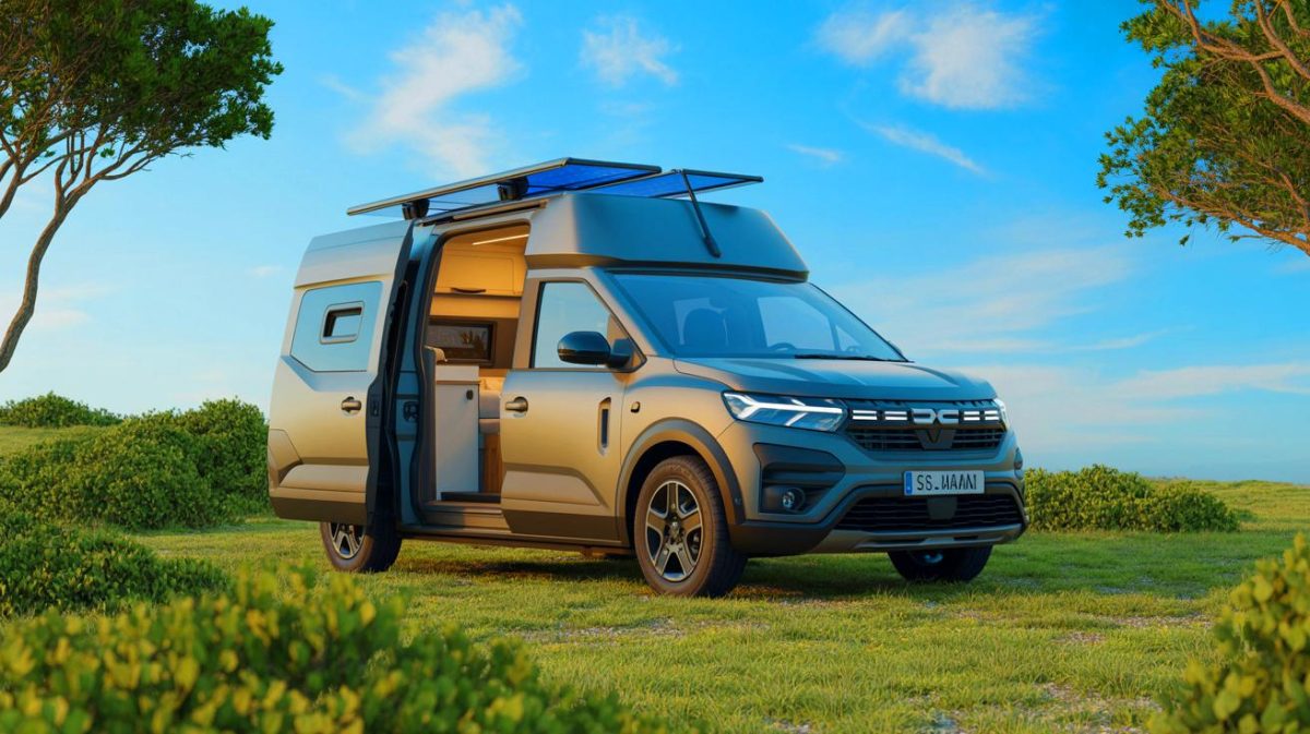 Le Dacia Sandman, van aménagé spectaculaire à moins de 20 000 €, pulvérise le marché automobile et propulse une nouvelle ère d’aventure Illustration de l'ingéniosité du Dacia Sandman, un van aménagé abordable et autonome grâce à ses panneaux solaires.