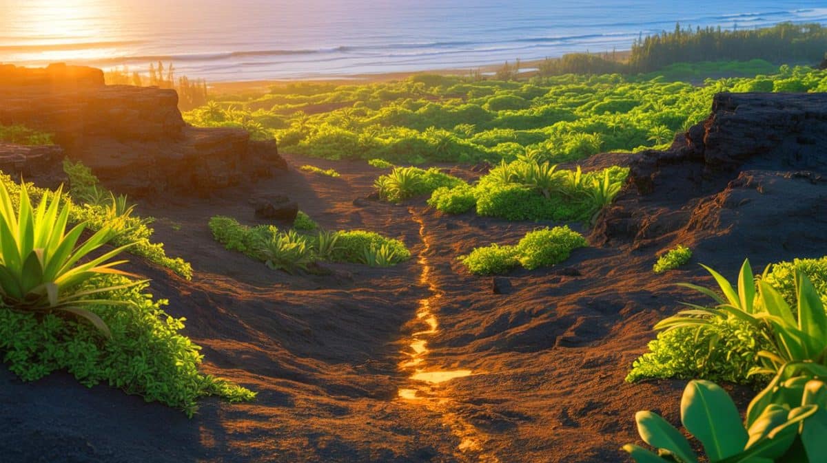 « La Terre déborde d’or » : cette découverte à Hawaï révèle un gisement assez vaste pour recouvrir la planète d’une couche de 0,46 mètre Illustration de la découverte d'un immense gisement d'or à Hawaï.