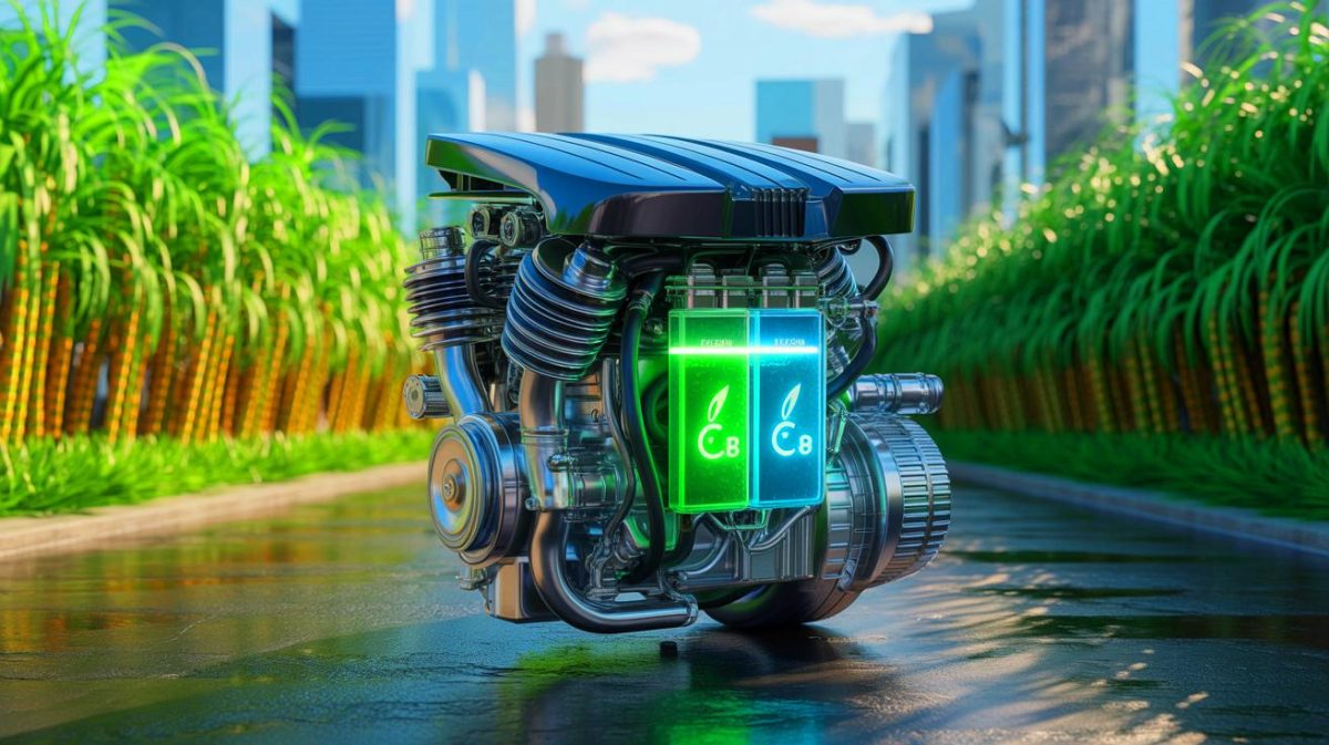 « Ce moteur carbure à l’essence et à l’éthanol » : Renault dévoile le H13 qui développe 167 chevaux et change automatiquement de carburant Illustration de l'innovation du moteur H13 bicombustible de Renault et Horse.