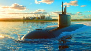 Illustration de l'inquiétude croissante concernant la gestion des déchets nucléaires des sous-marins AUKUS en Australie.