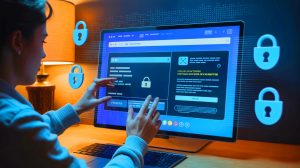 Illustration de la vulnérabilité des agents d'intelligence artificielle face aux escroqueries en ligne.
