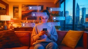 Illustration de la protection de la vie privée sur les réseaux sociaux.
