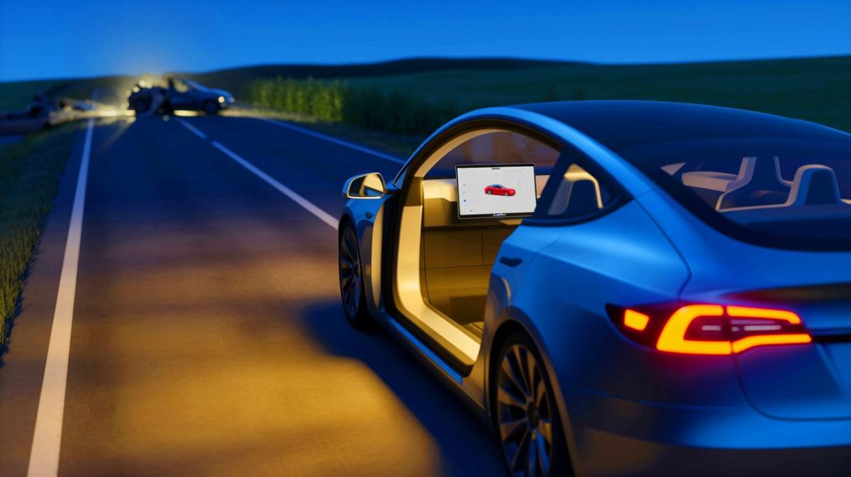 Tesla doit payer 230 M€ : « l’Autopilot tueur » sous le feu des critiques après un crash mortel qui divise l’opinion publique Illustration de l'entrée extérieure d'un centre de service et de réparation Tesla avec un Cybertruck.