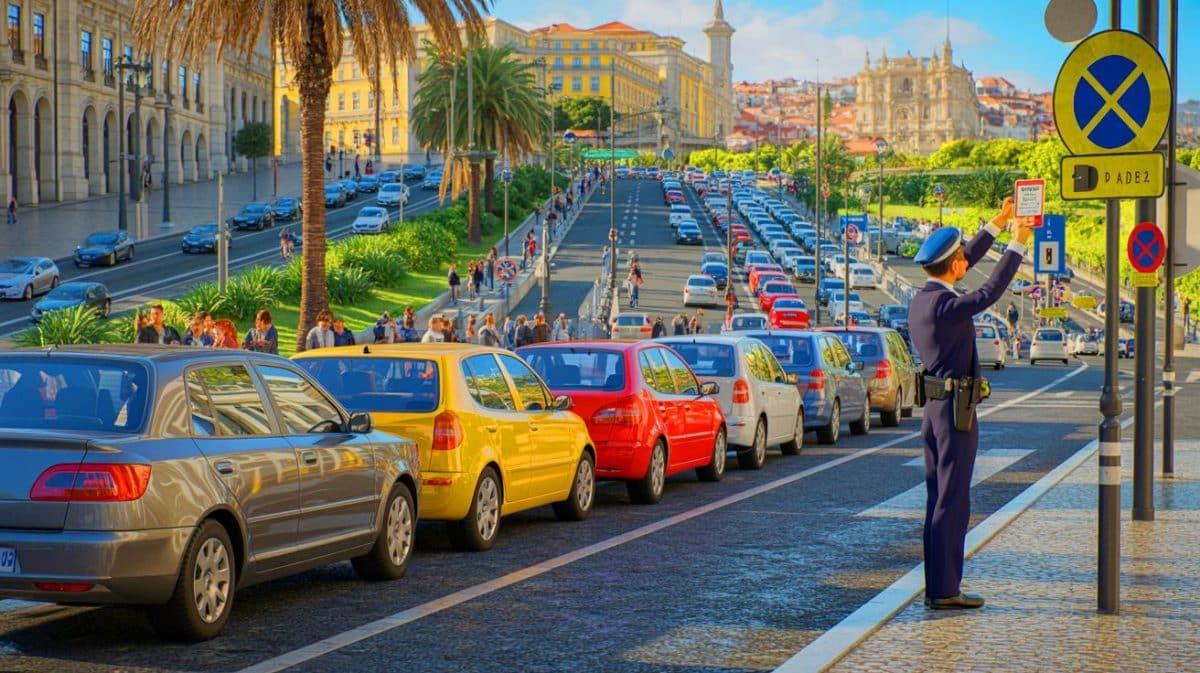 « Ils vous volent 2 500 € sur l’autoroute » : ces nouvelles amendes portugaises qui ruinent les Français innocents Illustration de la vigilance nécessaire pour éviter les amendes routières au Portugal en 2025.