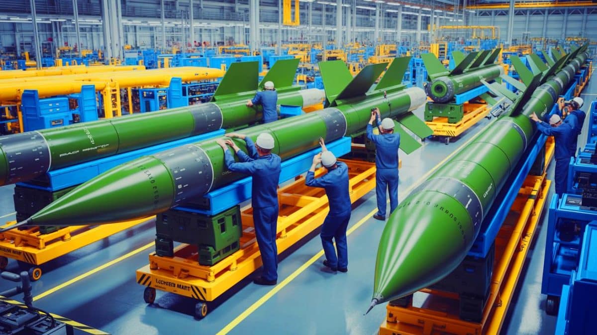 « 9,8 milliards pour 2000 missiles tueurs » : cette commande militaire américaine record qui intercepte l’impossible divise le Pentagone sur l’efficacité Illustration de la production de missiles PAC-3 MSE par Lockheed Martin pour renforcer la défense aérienne.