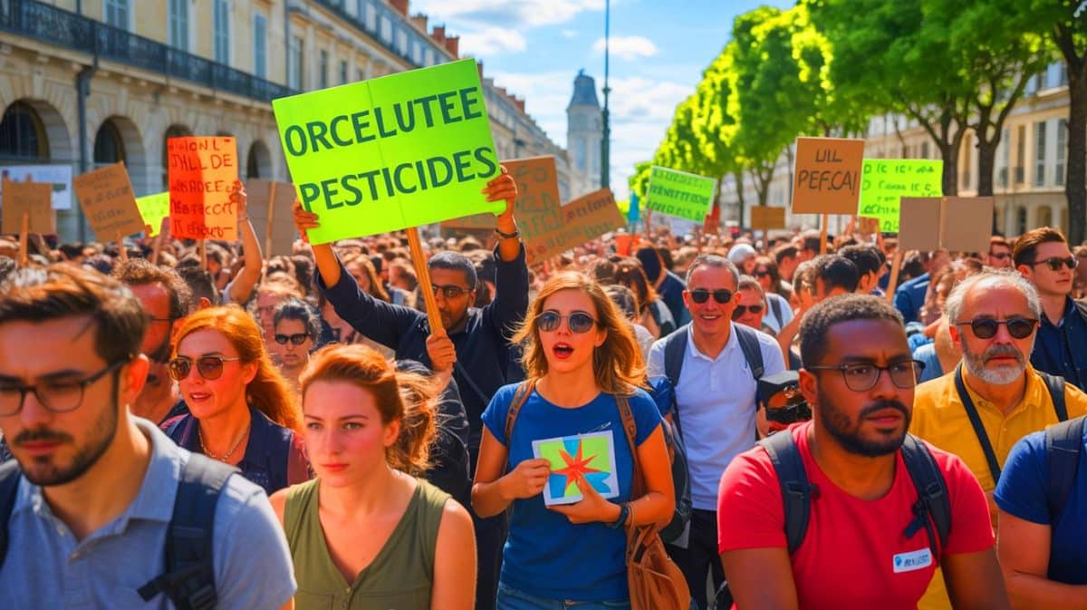 « Ces pesticides tuent vos enfants en silence » : l’étude choc qui révèle 56 poisons dans vos corps et déclenche la colère nationale Illustration de la mobilisation citoyenne à La Rochelle contre l'impact des pesticides sur la santé.