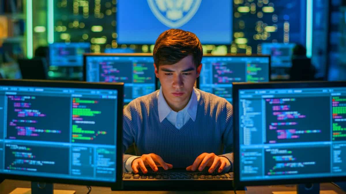 « 500 notes trafiquées en 2 ans d’infiltration » : cet étudiant de 21 ans terrorise l’Éducation Nationale avec un business de phishing que personne ne soupçonnait Illustration de l'arrestation d'un étudiant pour piratage des systèmes de l'Éducation Nationale.
