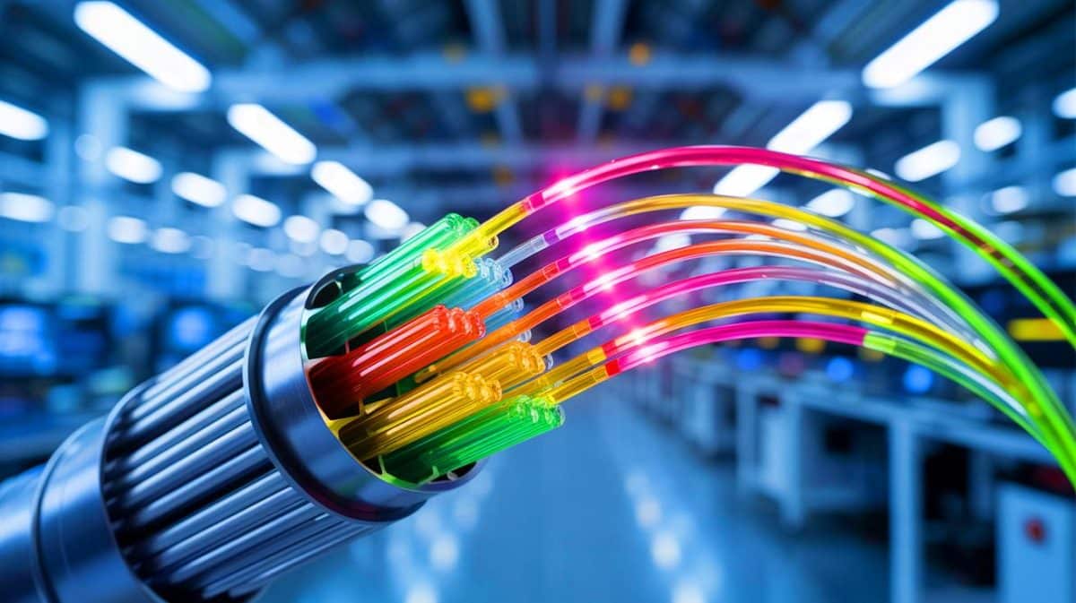 « Ils viennent d’inventer l’Internet à la vitesse de la lumière » : le Japon pulvérise le record mondial avec une connexion 4 millions de fois plus rapide que la vôtre Illustration de la nouvelle fibre optique développée par des chercheurs japonais pour atteindre une vitesse Internet record.