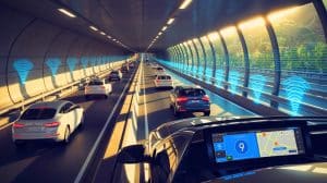 Illustration de l'intégration des balises Bluetooth dans Google Maps pour améliorer la navigation en tunnel.