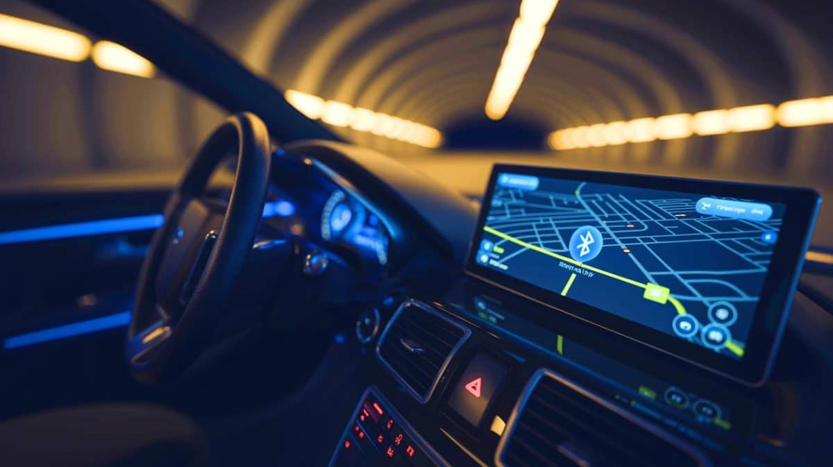 « Cette navigation fonctionne sans GPS » : Google Maps utilise le Bluetooth souterrain et révolutionne vos trajets en tunnel Illustration de l'utilisation du Bluetooth par Google Maps pour la navigation en tunnel.