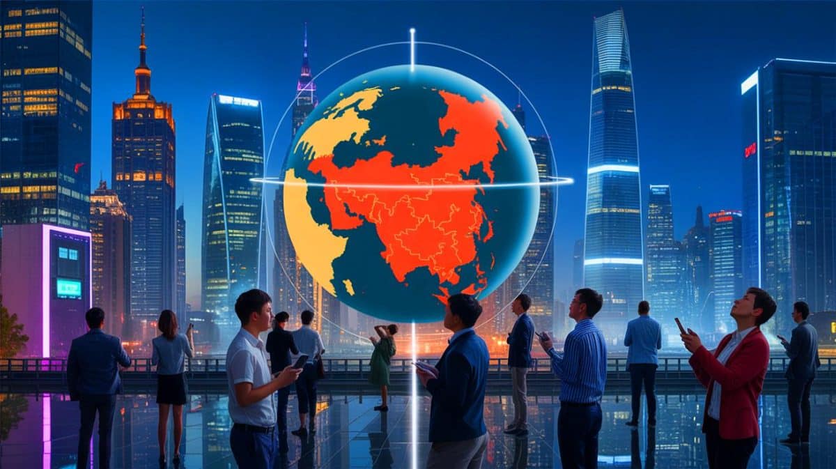 « La Chine coupe internet au monde entier » : cette coupure de 1h14 qui isole 1,4 milliard de personnes divise les experts sur les vraies intentions Illustration de l'interruption temporaire d'Internet par la Chine, isolant le monde numérique pendant plus d'une heure.