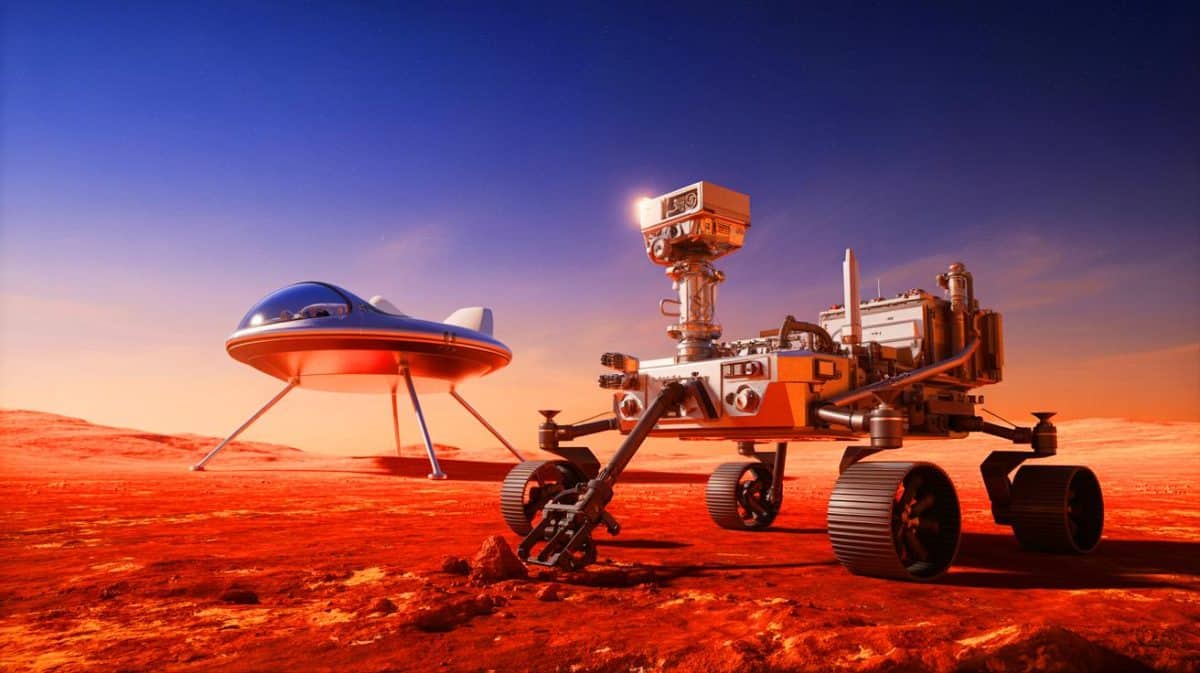 « La NASA dépassée par 11 milliards d’euros de budget » : cette mission martienne chinoise va humilier l’Amérique spatiale dès 2031 Illustration de la course entre la Chine et la NASA pour ramener des échantillons martiens sur Terre.