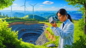 Illustration de l'accord secret sur l'exploration du gisement de thorium dans les Vosges.