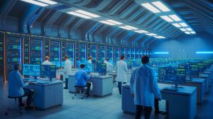 Illustration de la puissance des superordinateurs de 2025 et leur impact sur la recherche scientifique mondiale.