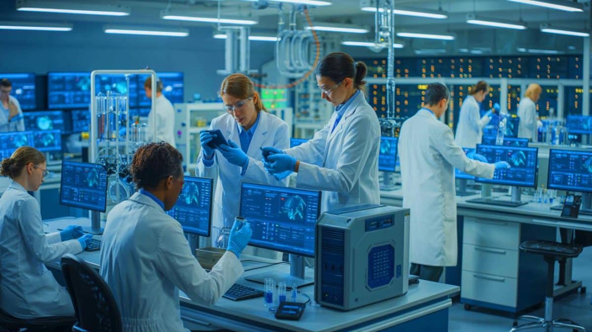 « La technologie manipule vos données de recherche » : ces algorithmes secrets qui transforment la science et cachent la vérité aux chercheurs Illustration de l'impact des technologies modernes sur la recherche scientifique.