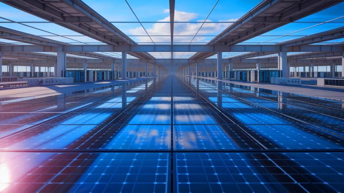 « L’énergie solaire réduit nos coûts de 16,5% » : cette technologie révolutionnaire qui transforme la chaleur perdue en électricité bouleverse les data centers Illustration de l'utilisation innovante de l'énergie solaire pour améliorer l'efficacité des centres de données.