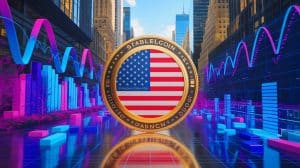 Illustration de l'annonce du lancement de USA₮, le nouveau stablecoin régulé par Tether aux États-Unis.