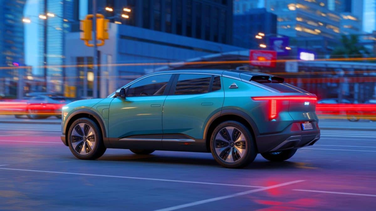 Illustration de la Deepal S07, le dernier SUV électrique de Changan, alliant performance et technologie avancée.