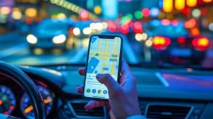 Illustration de l'absence d'alertes radar de vitesse dans Google Maps et son impact sur la sécurité routière.