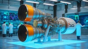 Illustration de la technologie de propulsion à détonation rotative développée par Venus Aerospace.