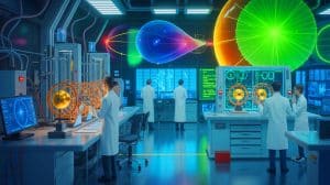 Illustration de la précision accrue des horloges atomiques optiques grâce à la méthode de spectroscopie de phase globale développée par le MIT.