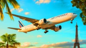 Illustration de la reprise des vols d'Air France entre Paris et Punta Cana.