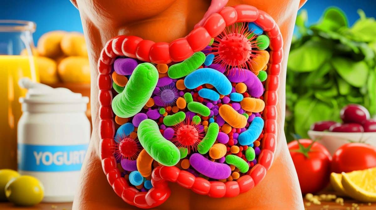 « Elle vivait grâce à ses bactéries » : le secret de longévité de María Branyas dévoile le pouvoir caché du microbiome intestinal Illustration de la diversité du microbiome intestinal et son lien avec la longévité exceptionnelle.