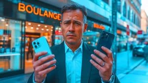 Illustration de l'escroquerie d'un homme ayant fait opposition sur un chèque après l'achat de smartphones.