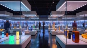 Illustration de l'exposition « Flops ?! » au Musée des Arts et Métiers célébrant les échecs technologiques.