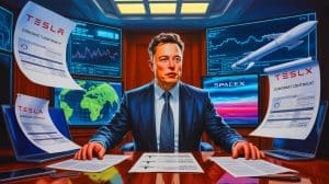Illustration de l'ascension complexe d'Elon Musk, entre soutiens financiers et manipulation médiatique.