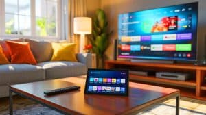 Illustration de l'optimisation des abonnements aux plateformes de streaming pour réaliser des économies.