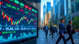 Illustration de l'ajustement des taux d'intérêt par la Réserve fédérale américaine pour équilibrer l'économie.