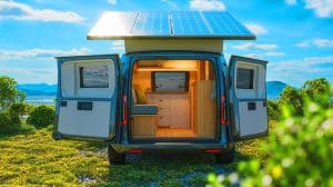 Illustration de l'expérience de vanlife abordable avec le Dacia Sandman.