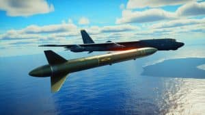 Illustration de l'achèvement des tests du missile hypersonique AGM-183A par l'armée de l'air des États-Unis.