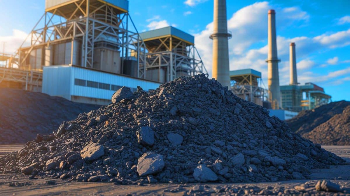 « On jette de l’or sans le savoir » : ces cendres de charbon cachent des métaux rares capables de bouleverser l’économie américaine (et tout vient des déchets) Illustration de la découverte de terres rares dans les cendres de charbon aux États-Unis.