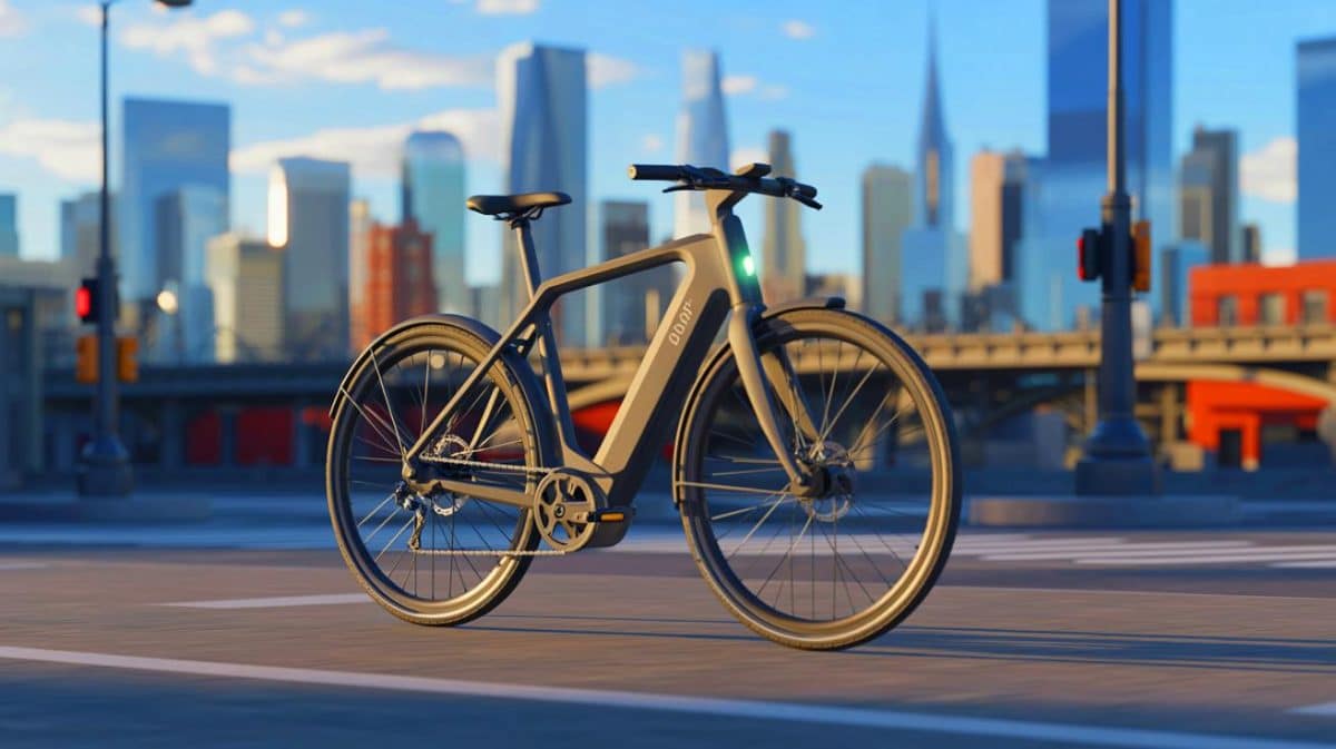 « On n’a plus jamais besoin de le recharger » : ce vélo français sans batterie bouleverse la mobilité urbaine (et il cartonne déjà) Illustration de l'innovation écologique du vélo électrique Pi-POP utilisant des supercondensateurs pour une autonomie illimitée.