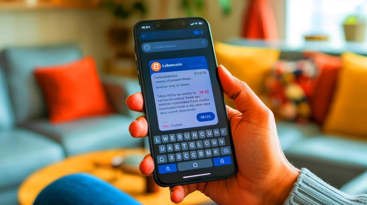 Leboncoin : comment éviter l’arnaque par SMS qui menace les vendeurs, conseils et indices à découvrir Illustration de l'arnaque par SMS ciblant les vendeurs sur Leboncoin.