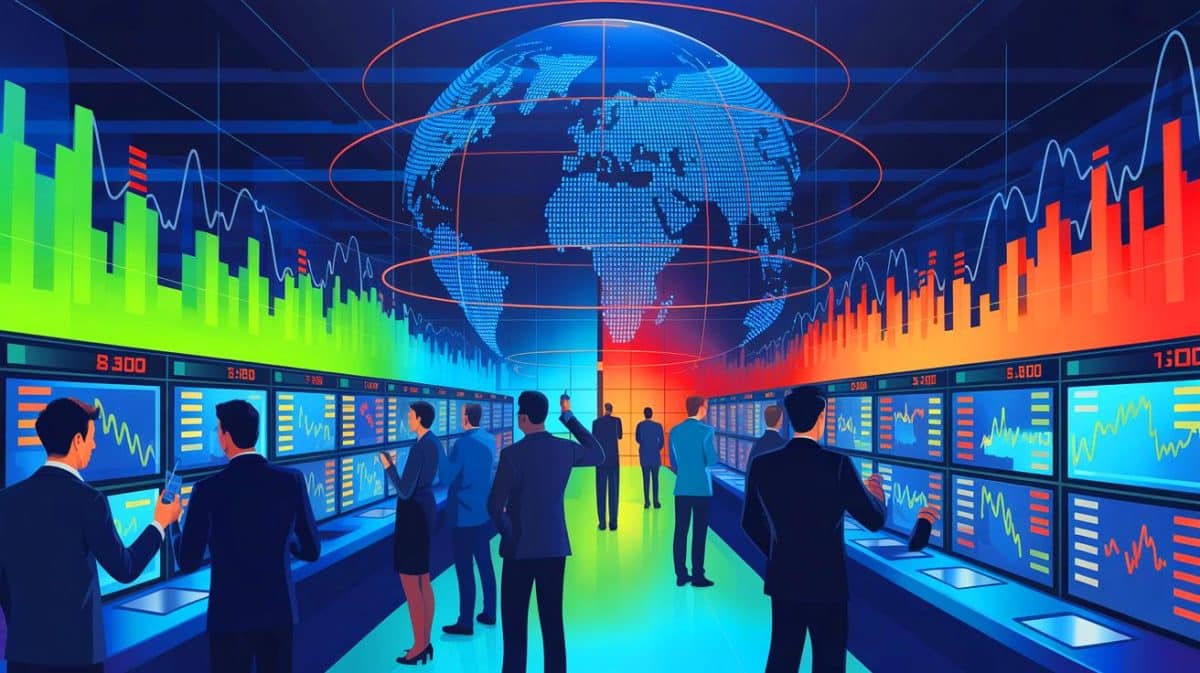 Les paris prédictifs en ligne : une menace pour l’avenir des médias traditionnels face à Polymarket ? Illustration de l'essor des plateformes de marchés prédictifs comme Polymarket transformant l'actualité en un marché spéculatif.