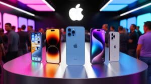 Illustration de la nouvelle stratégie de lancement semestriel des iPhone par Apple.
