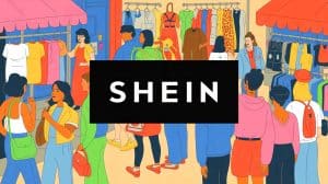 Illustration de la suspension temporaire de Shein en France suite à des infractions légales.