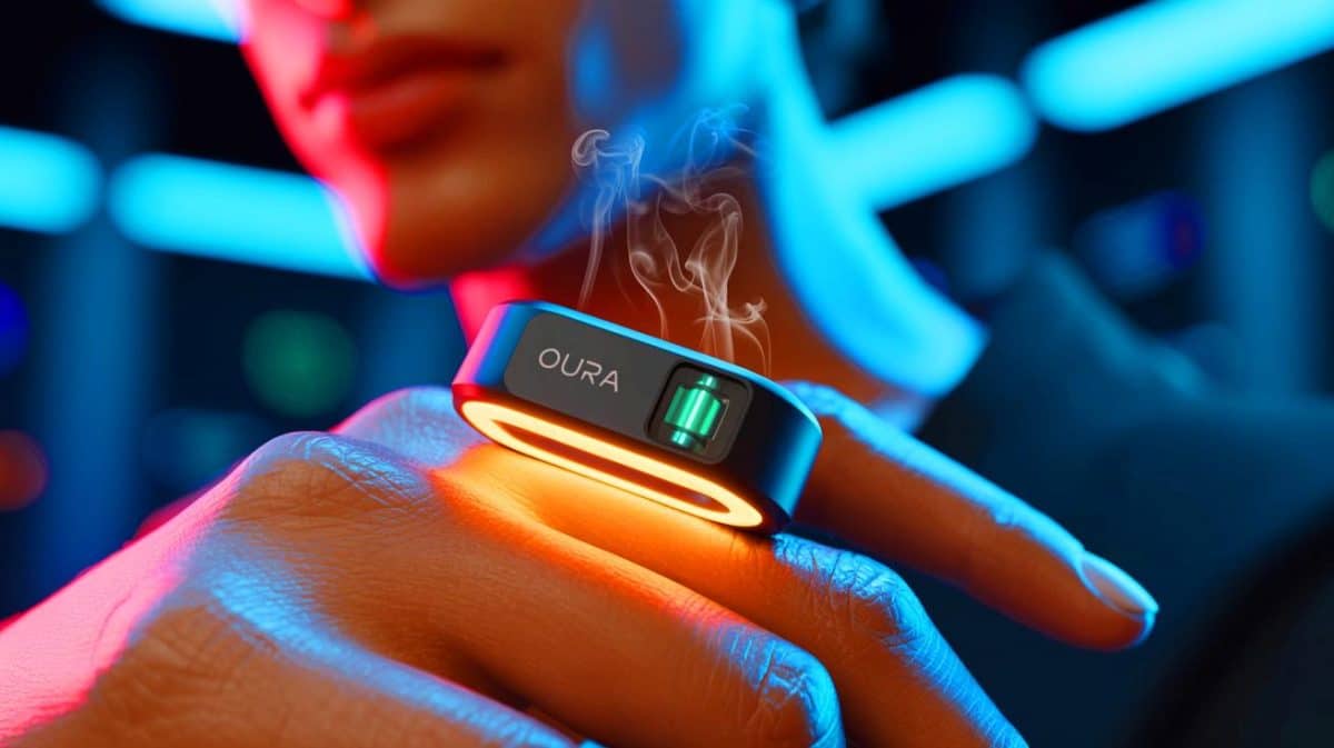Bague connectée Oura : surchauffe et fumée, faut-il s’inquiéter pour votre sécurité et votre santé ? Illustration de la surchauffe des bagues connectées Oura et des préoccupations de sécurité qui en découlent.